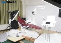 Ortodontik Diş Sandalye Ünitesi 9 Bellek Pozisyonu İmplant Lambası Telafi Dokunmatik Ekran Kaynağı